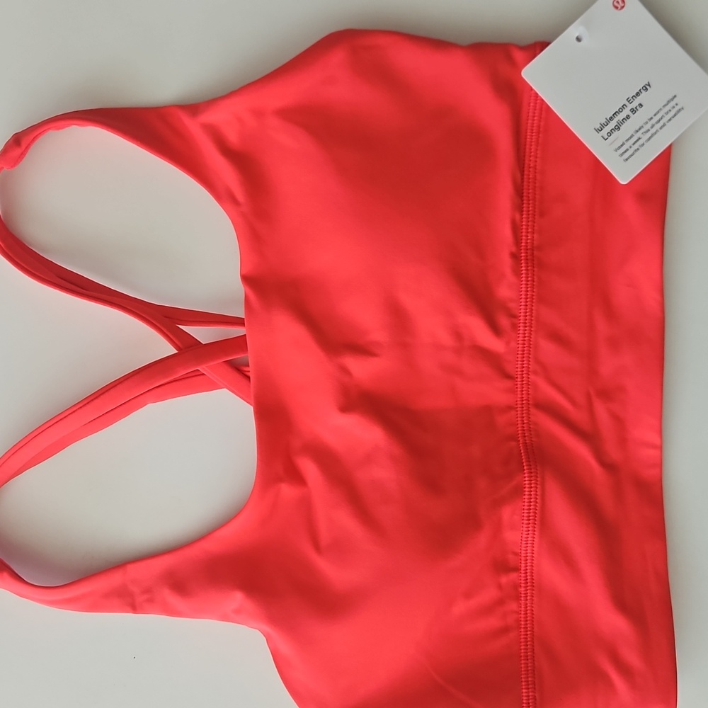 Lululemon Athletica Red Longline Bra Size 4